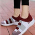Walking Shoes For Women  (Red, White)